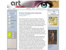 Tablet Screenshot of paula-modersohn-becker.com